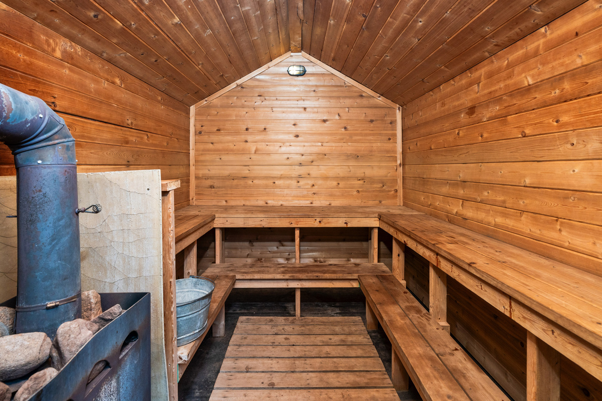 Large Wood burning sauna