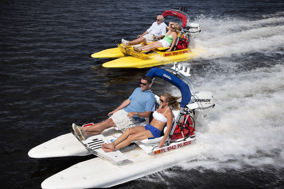 Enjoy boating on Lake Louisa!