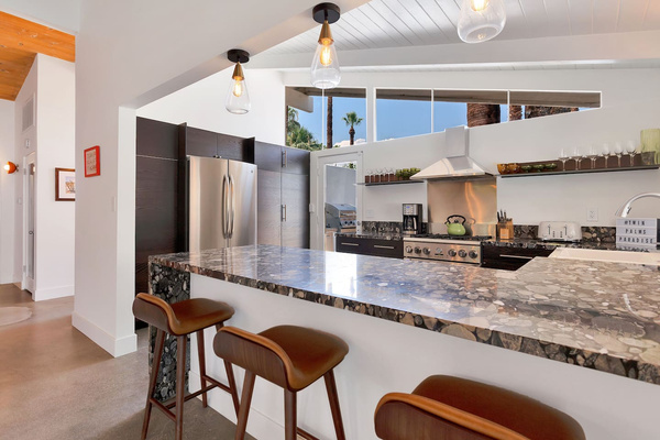 Open kitchen with everything one could need