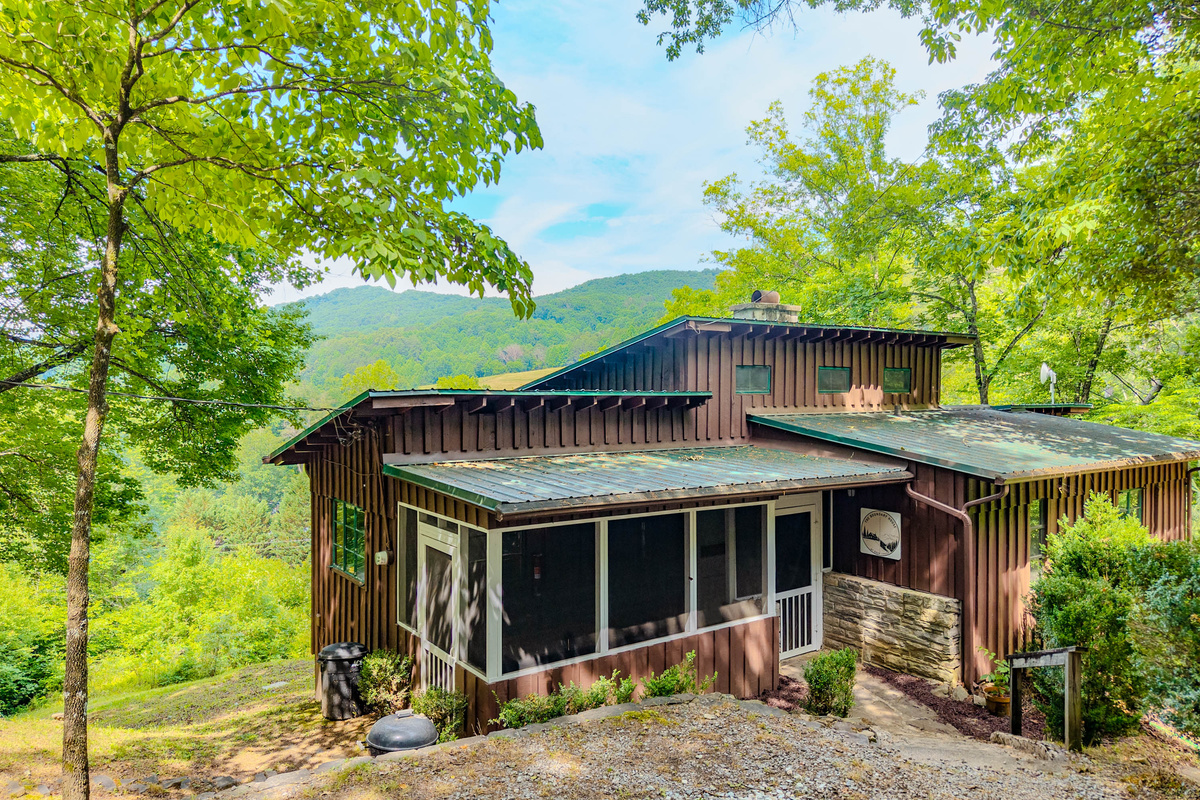 Front view of the cabin