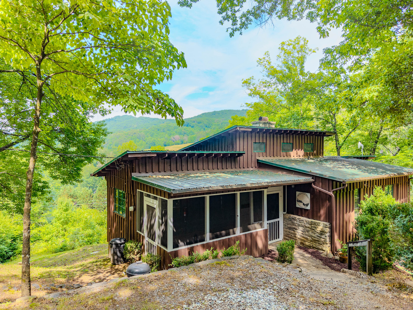 Front view of the cabin