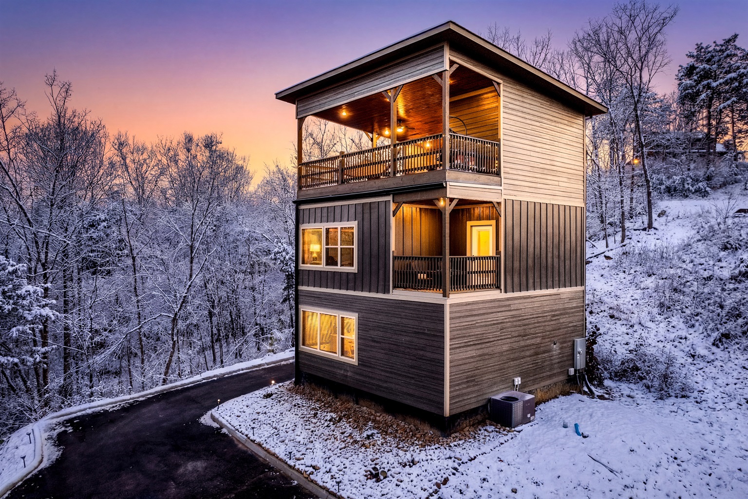 Nestled in a quiet, serene part of the community with no other properties close by.