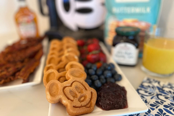 Make Mickey waffles and start your day with a little magic!