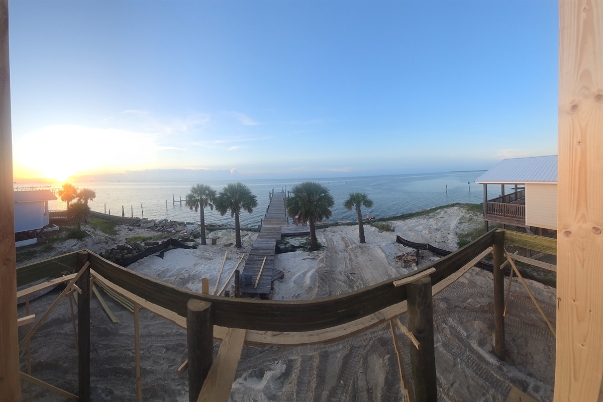 panaromic view from deck