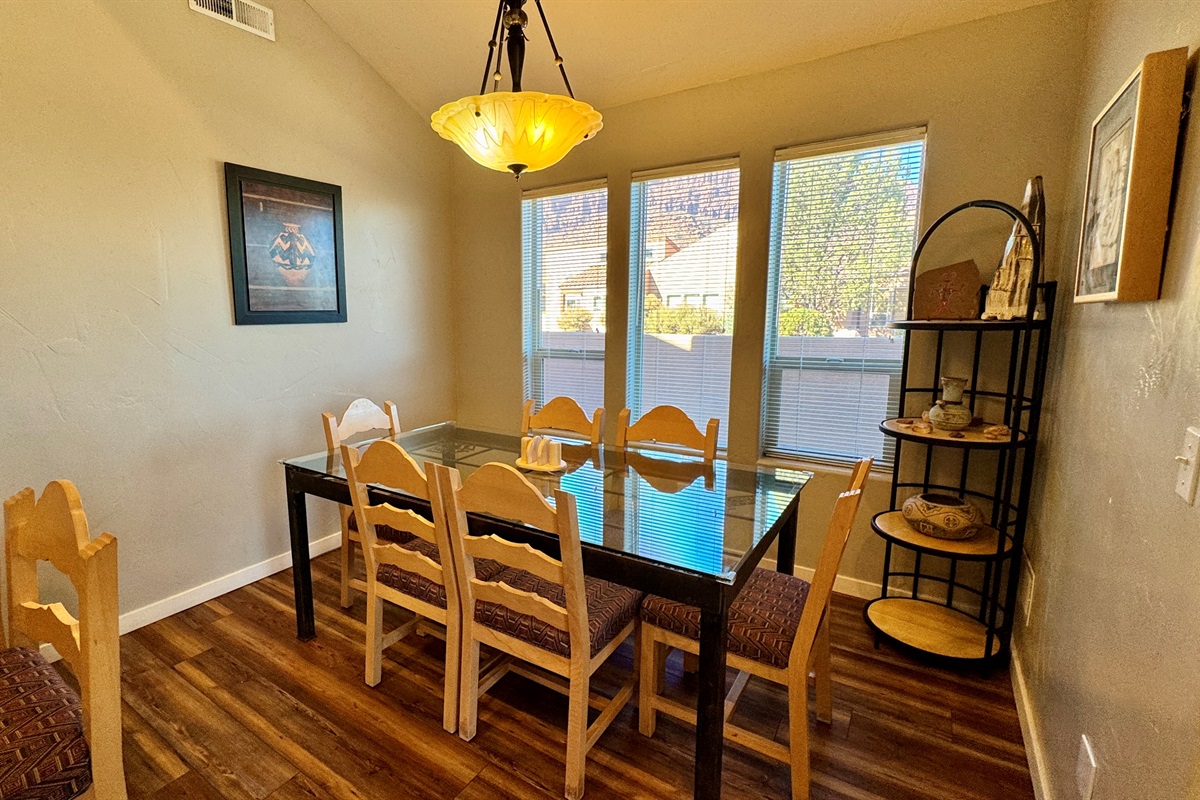 Dining Table with Seating for Six