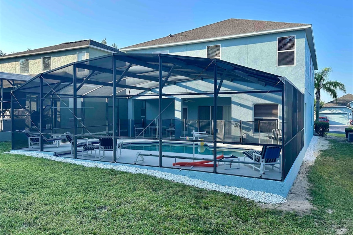 Recently painted exterior 