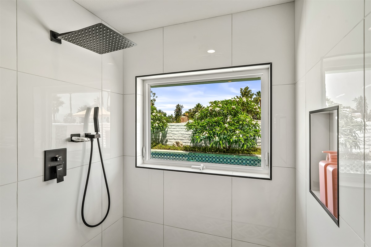 large walk in shower