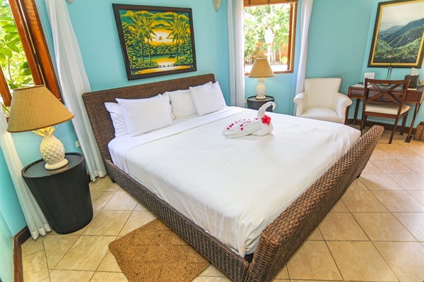 Lower Level Garden View Bedroom: Sea Foam