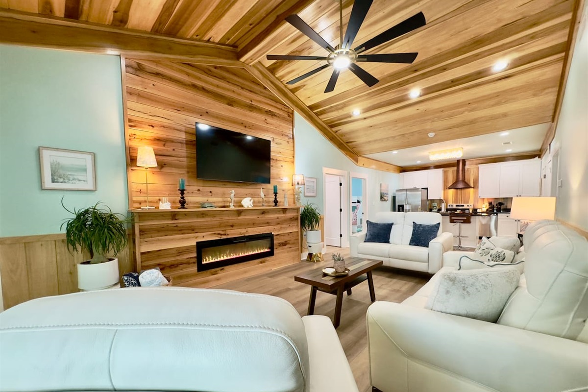This vibrant space is ready for you to relax and recharge.