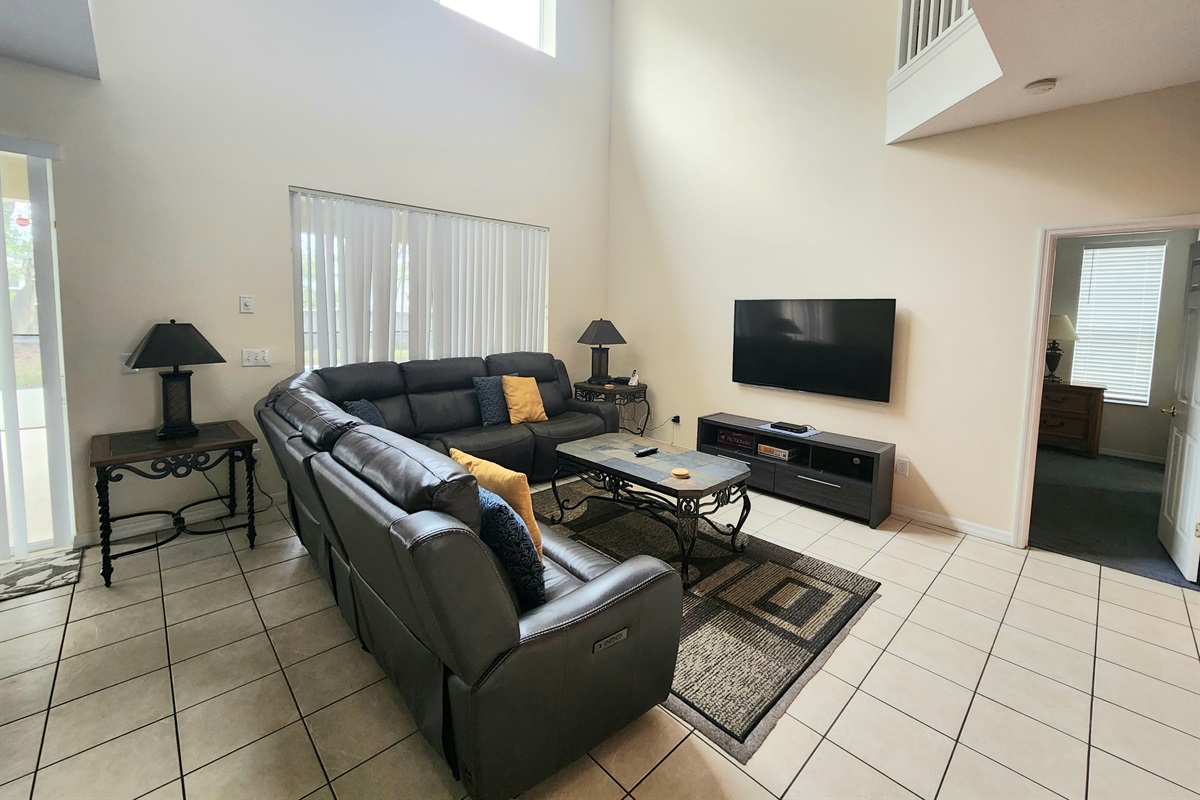 Family Room with large Sofa