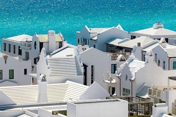 Want a change of scenery within a few minutes?  Walk over to Alys Beach-pass  our parking lot & it is right there!  Vibrant selection of restaurants, lounges, a wine bar, and shops. It is the mini version of Mykonos, Greece. You will fall in love!