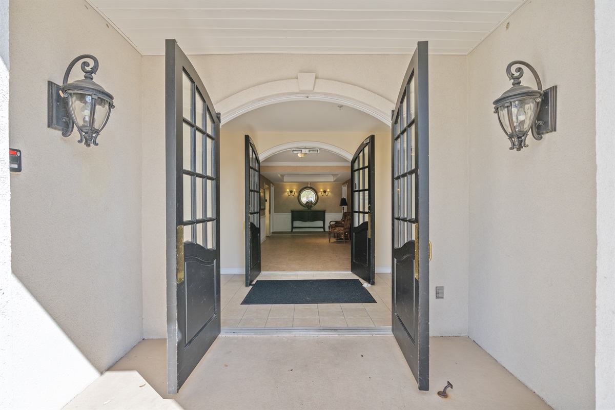 Accessible wide doors for easy access