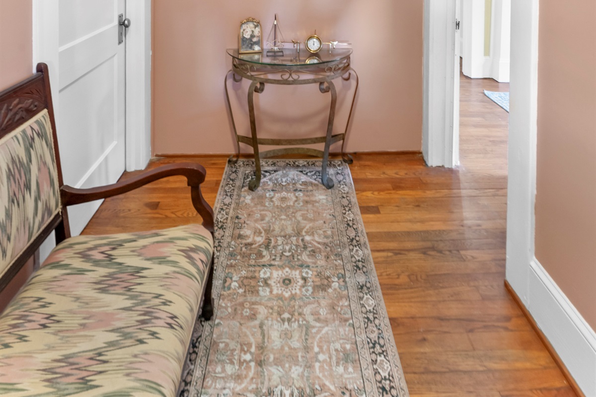 Foyer leading from front porch