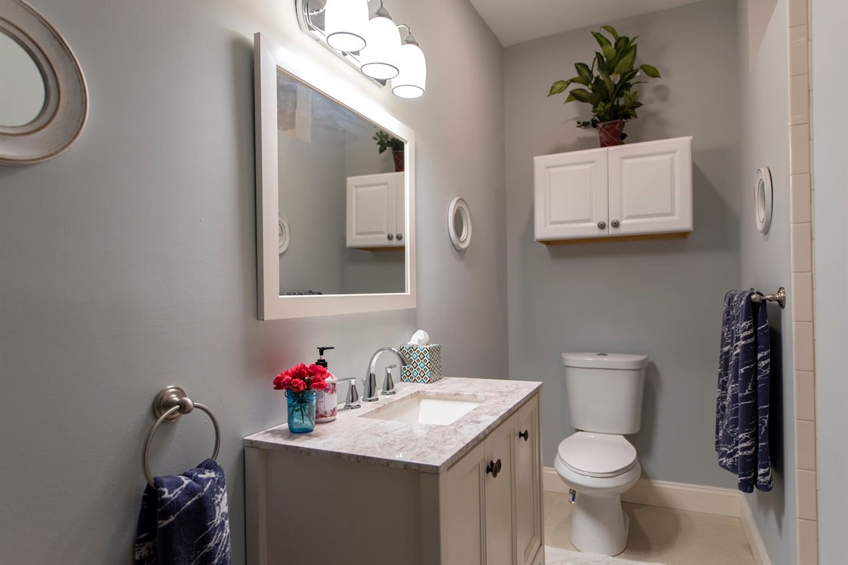 Full bathroom upstairs