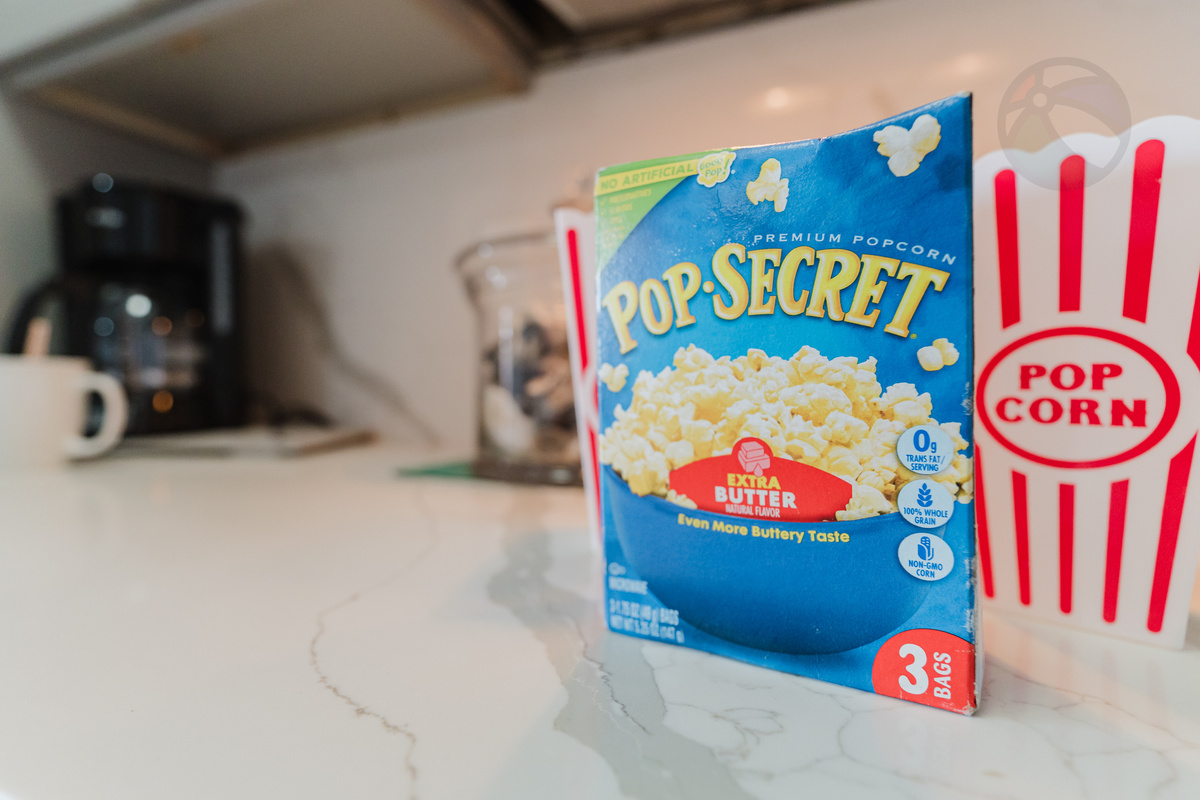 Or just to make popcorn and curl up to watch a movie (popcorn not included)
