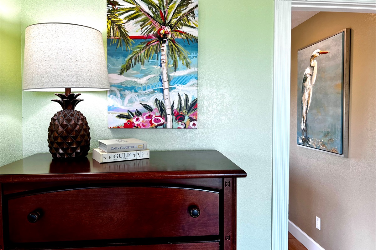Coastal details and the organizational conveniences of home will help you settle right in and enjoy a beautiful vacation.
