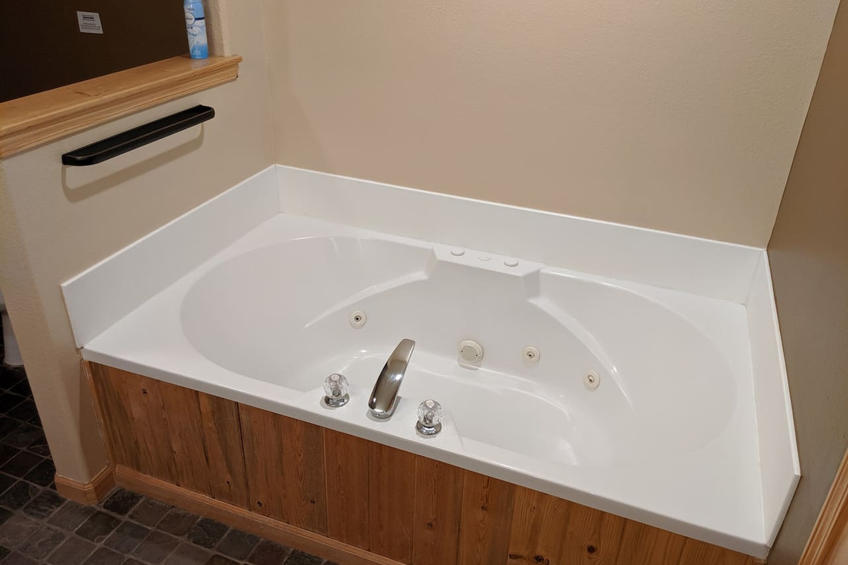 Large tub in master bath
