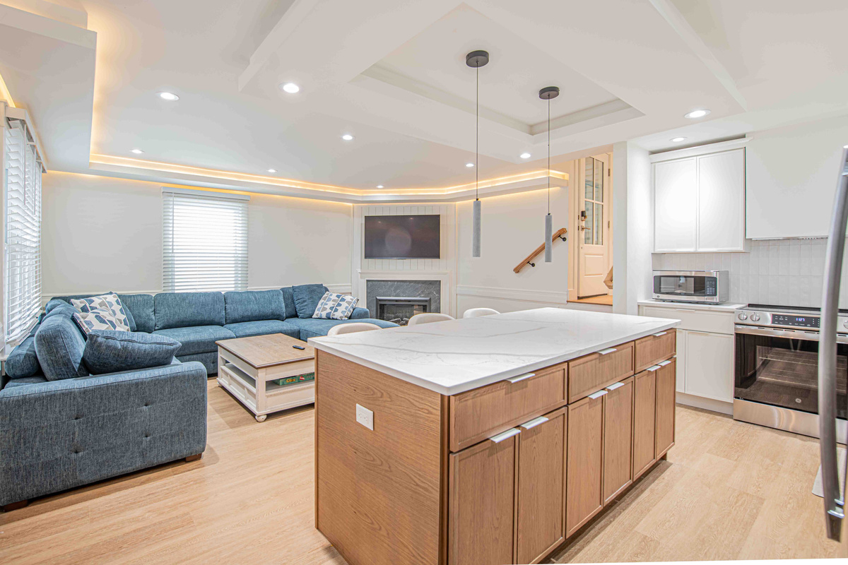 Open-Concept Living & Kitchen