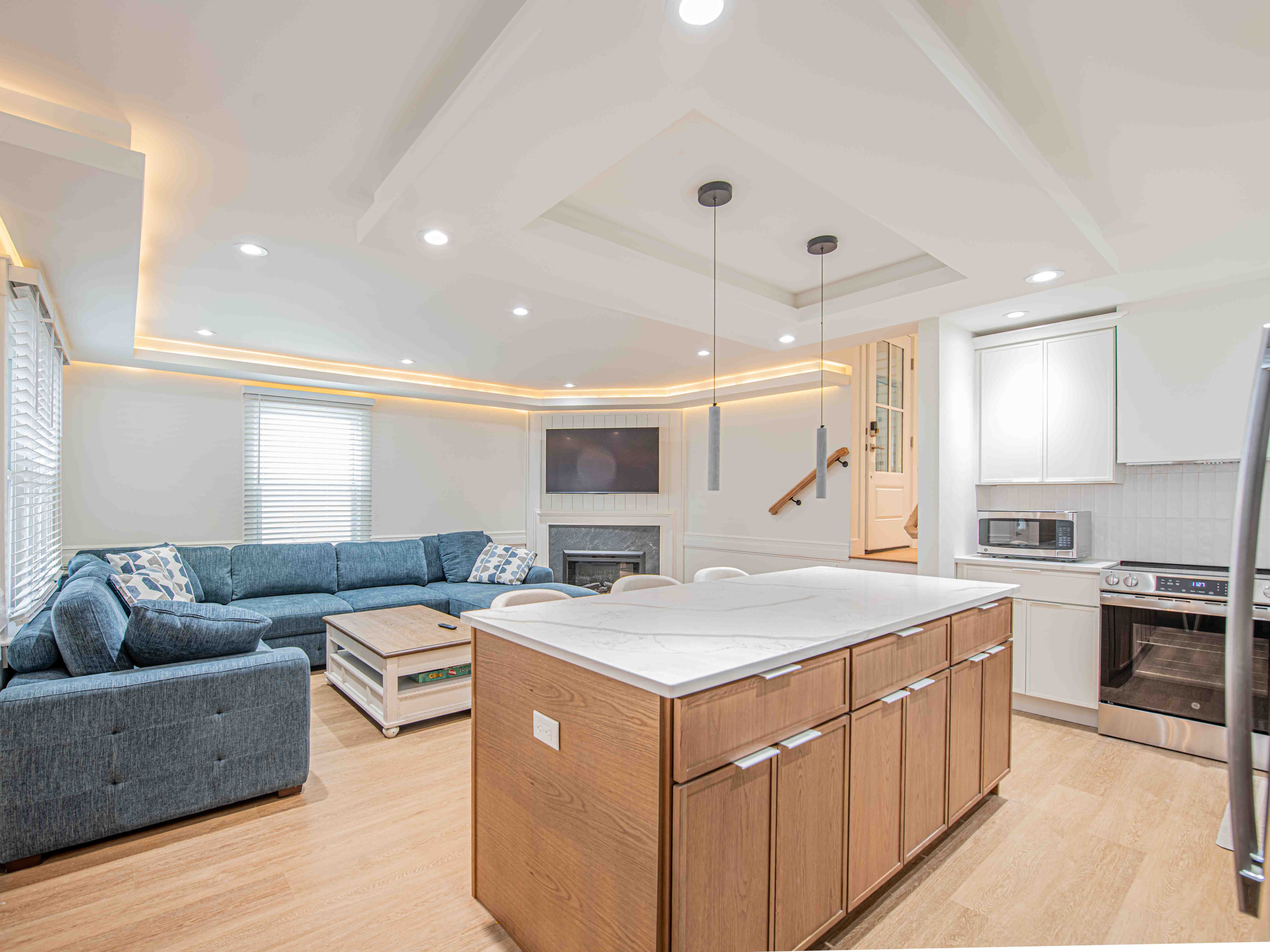 Open-Concept Living & Kitchen