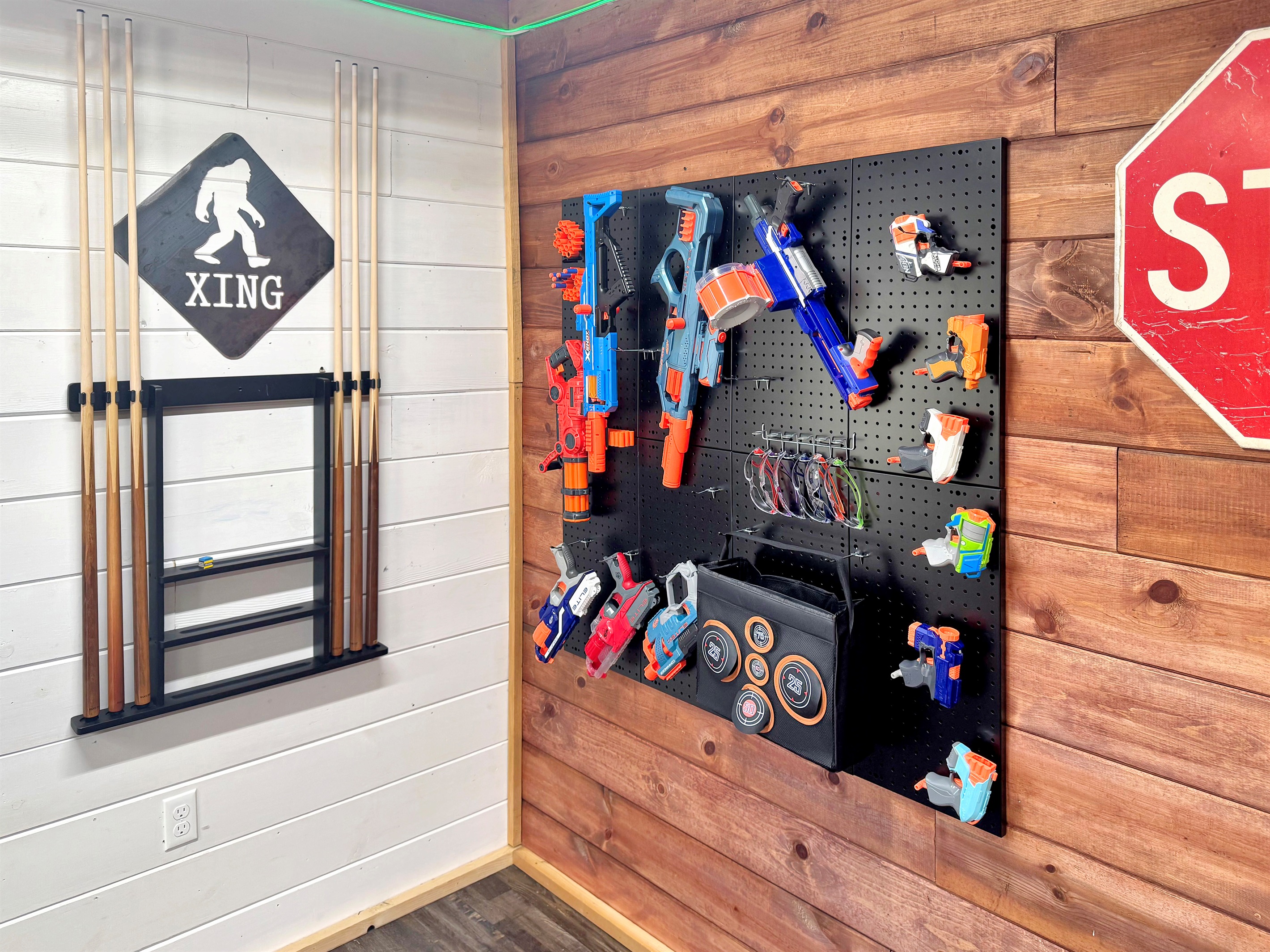 Game shed to backyard battlefield - your Nerf adventure starts here.
