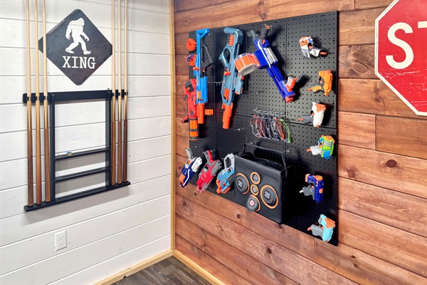 Game shed to backyard battlefield - your Nerf adventure starts here.