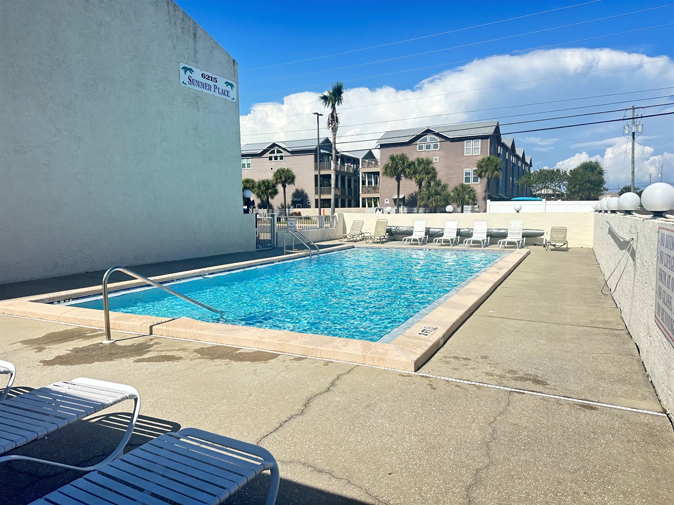 Seasonally heated pool!