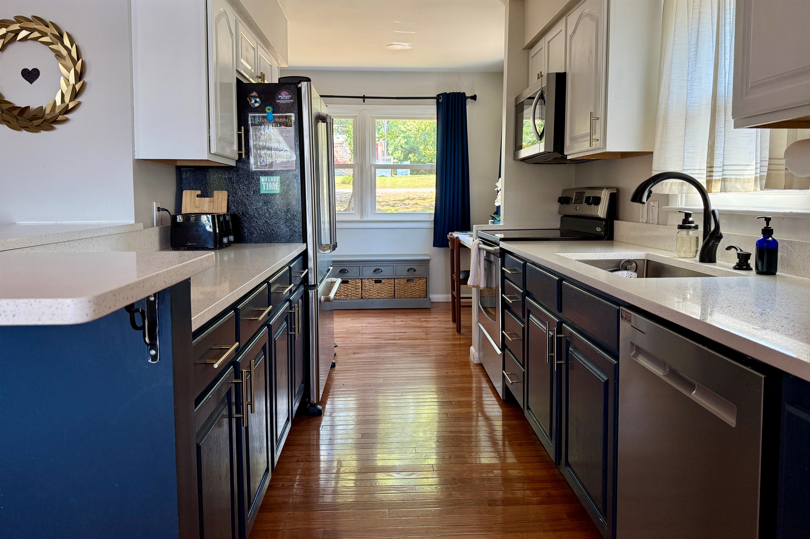 Ample kitchen space