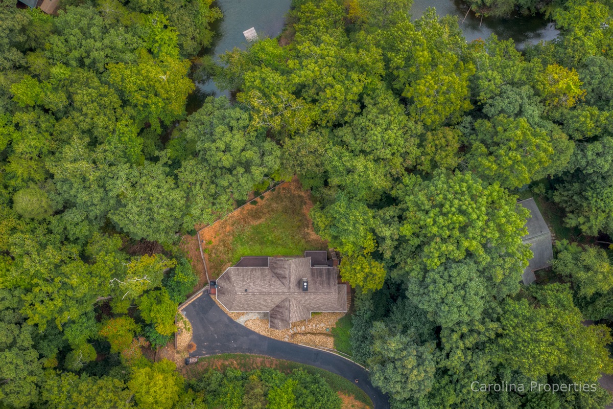 Overhead view of Cabernet Cove