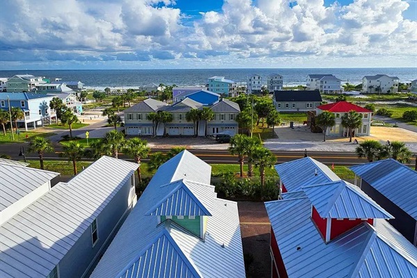 The balconies are the perfect place to watch a beautiful sunset!