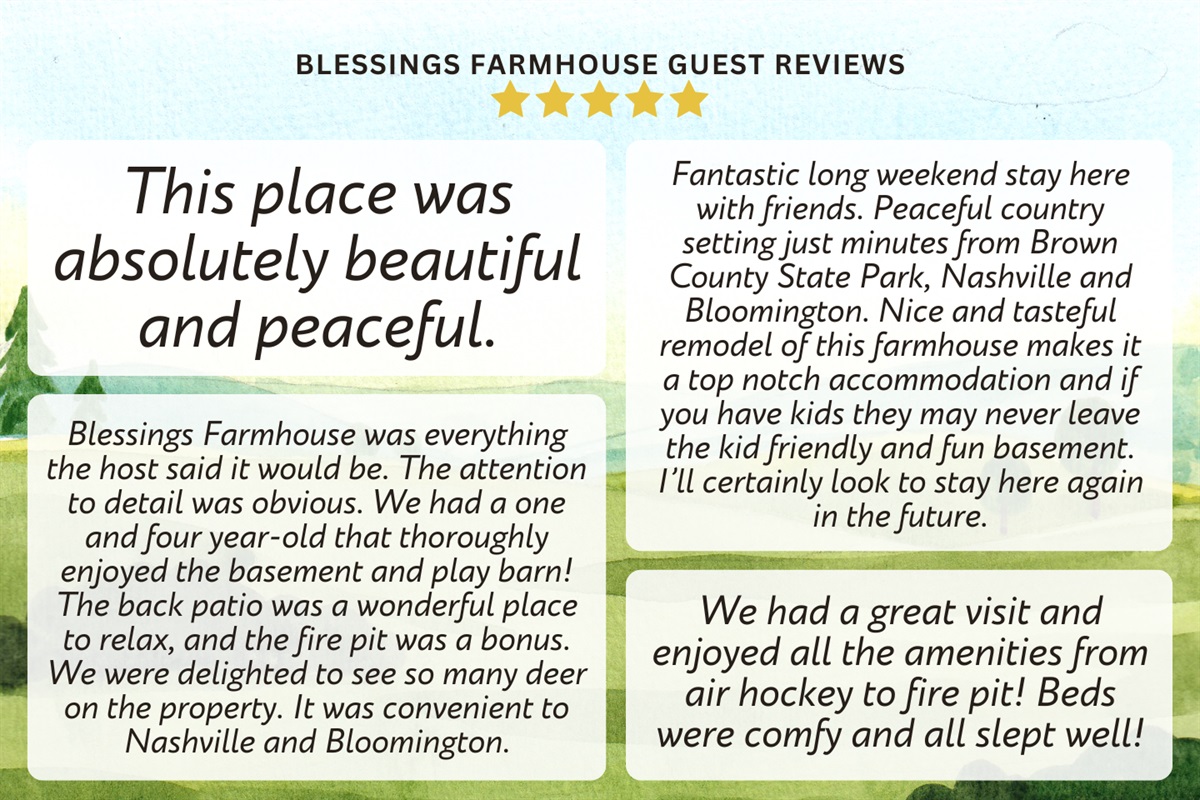 Don't take our word for the home experience - here are some recent guest comments.