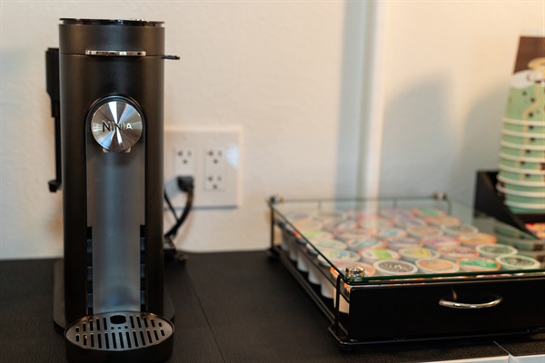 Keurig coffee maker for quick and easy morning coffee