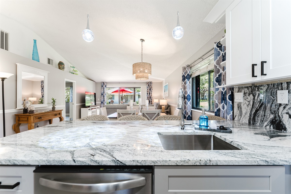 Fully upgraded kitchen with modern finishes, stainless steel appliances, and everything you need for cooking and entertaining at home
