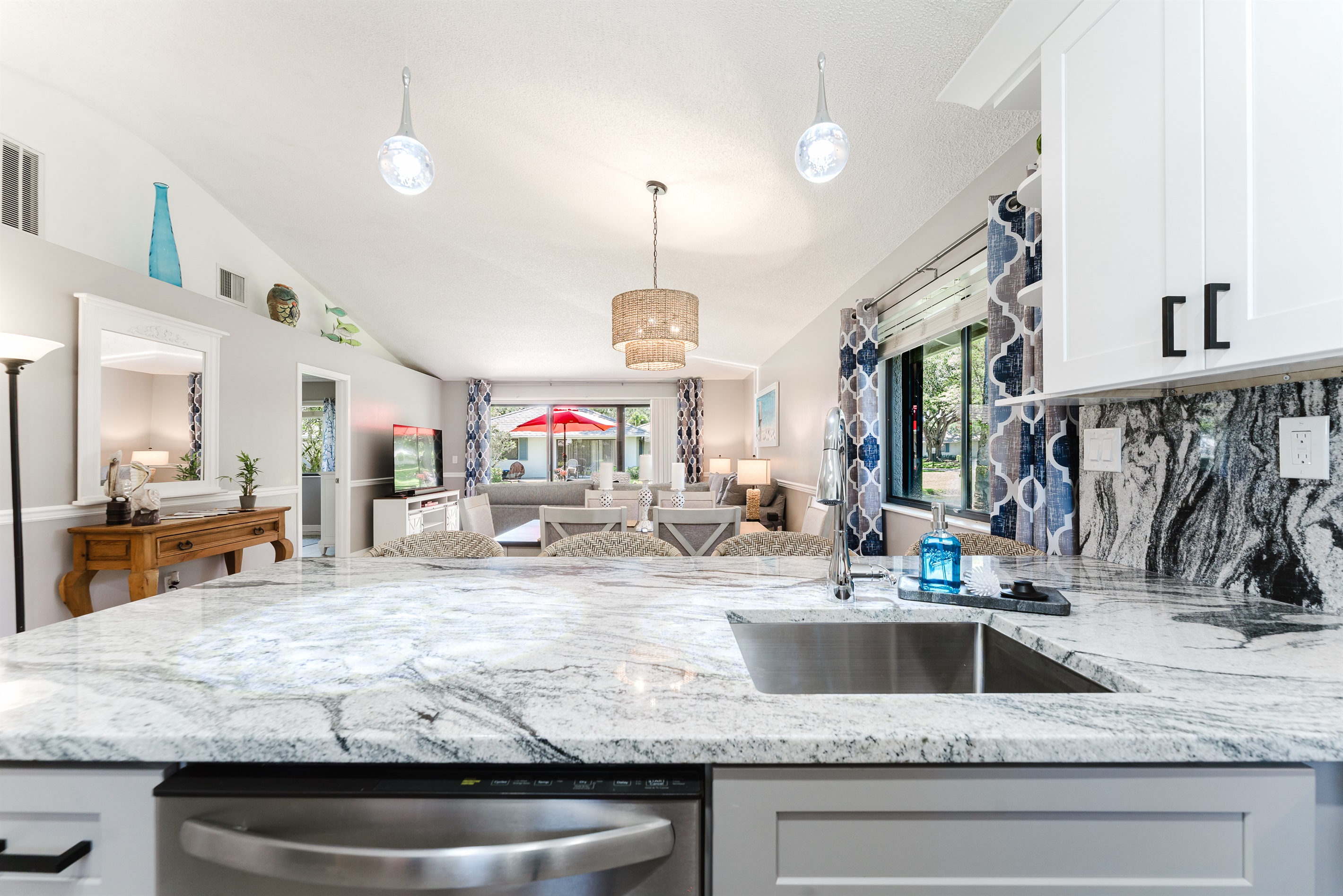 Fully upgraded kitchen with modern finishes, stainless steel appliances, and everything you need for cooking and entertaining at home
