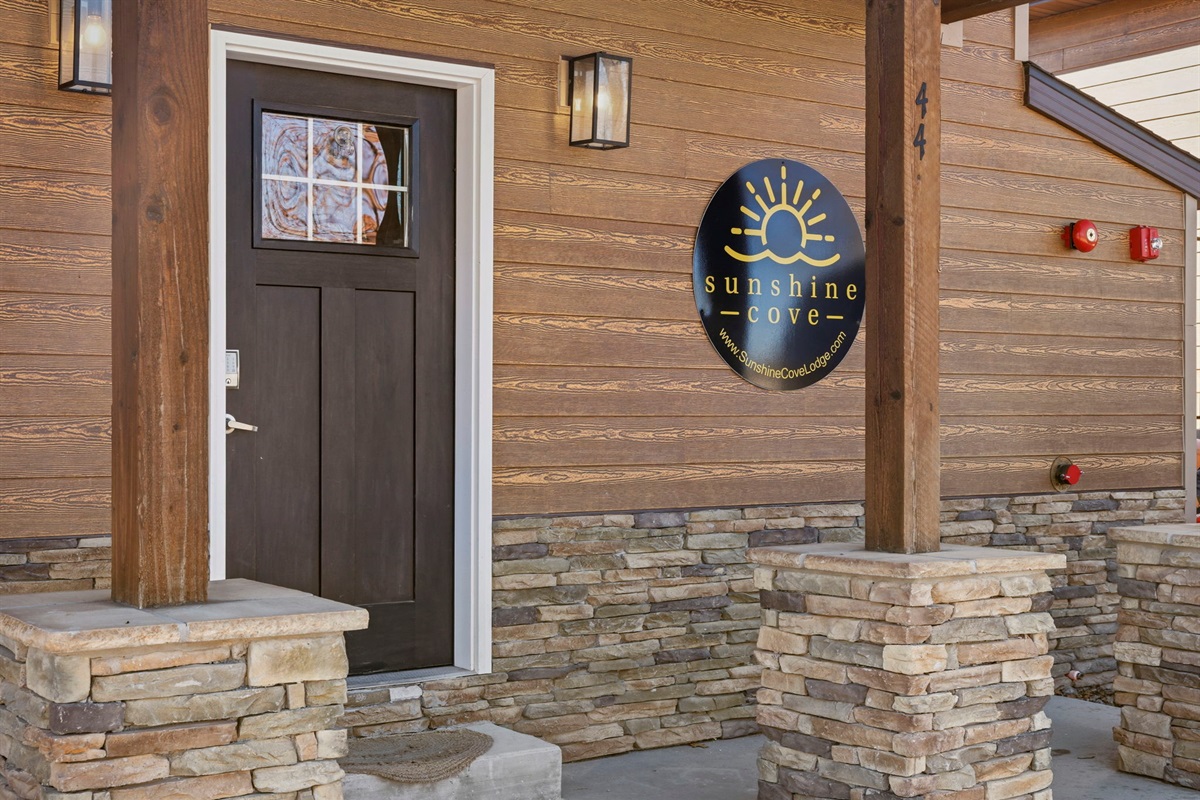 Entry Door with one step