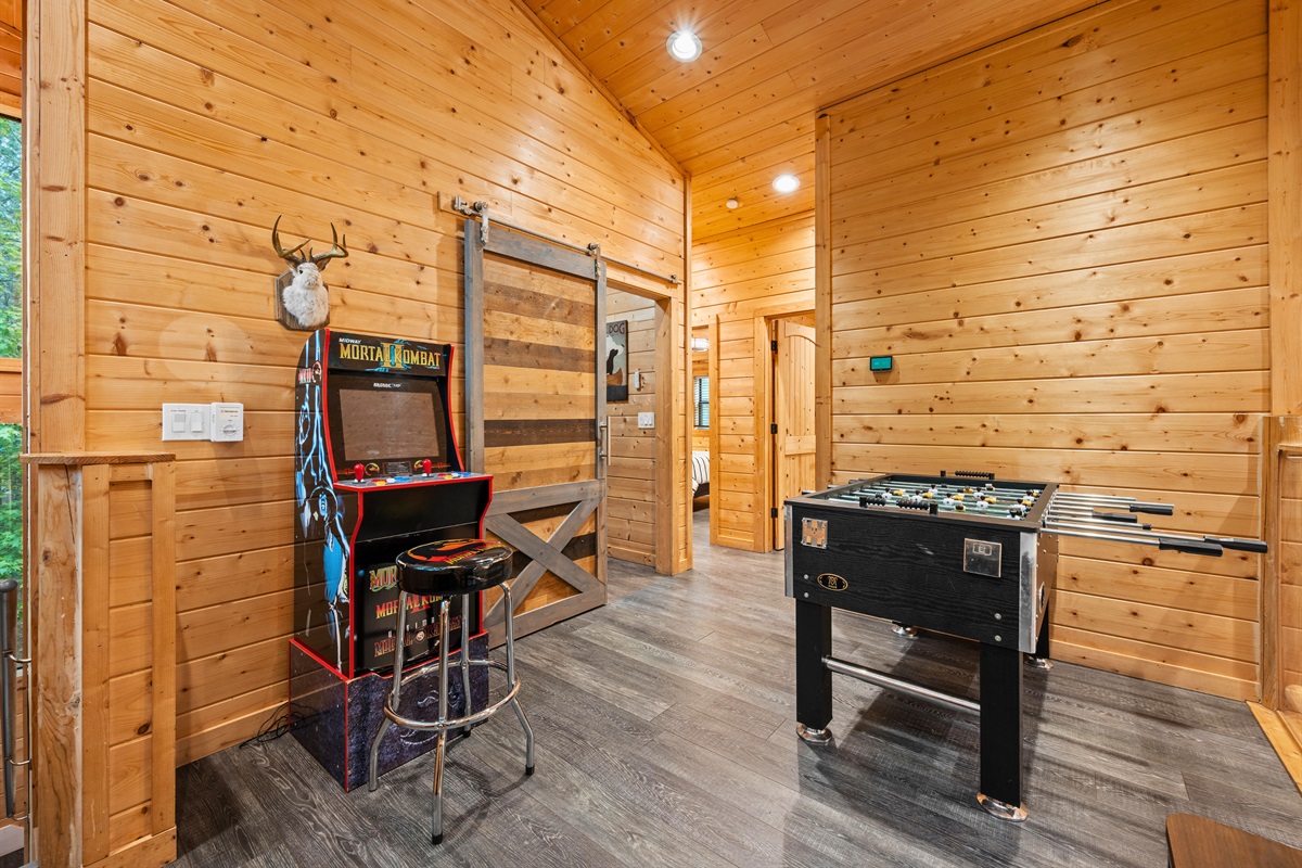 Whether you’re playing a quick round or settling in for a longer game, this space is designed for easy entertainment.