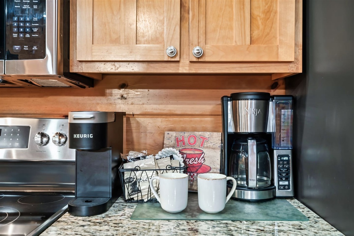 Start your mornings with a hot cup of coffee