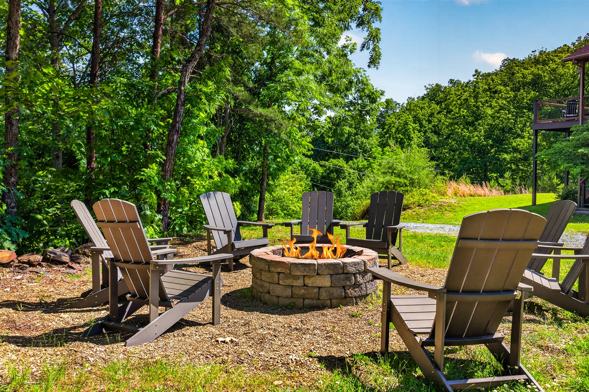 Firepit for making s'mores and memories! 