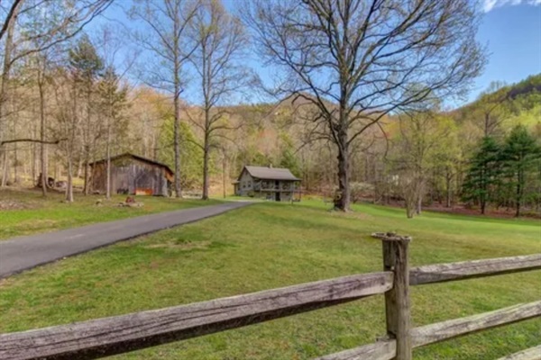 Cabin and Barn