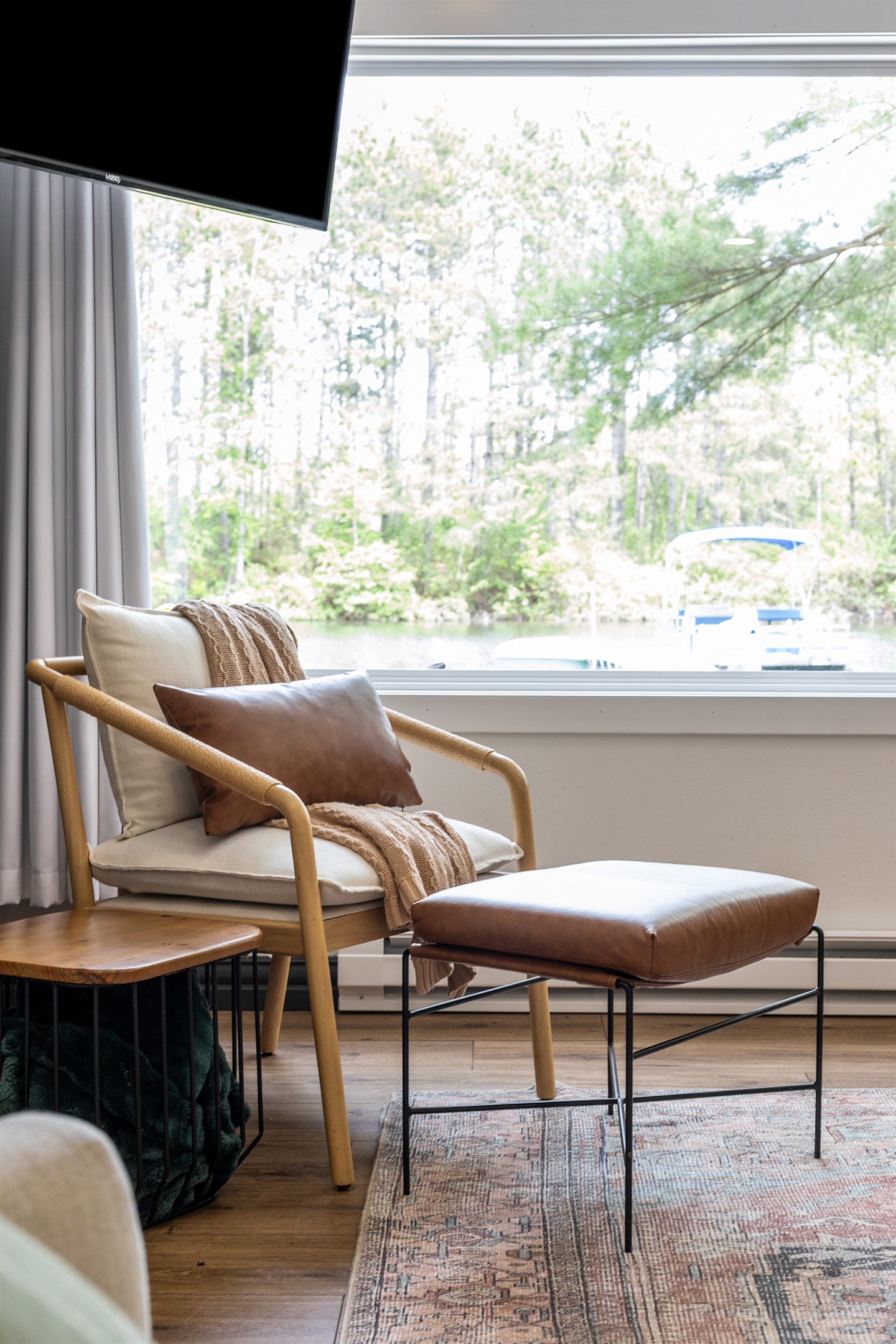 The perfect spot for morning coffee, evening conversations, or a movie night together.
