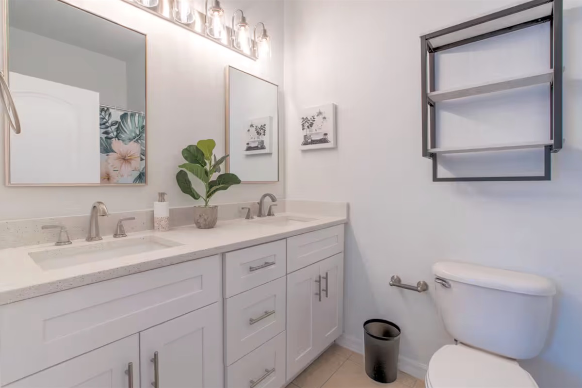 Dual Vanity Bathroom