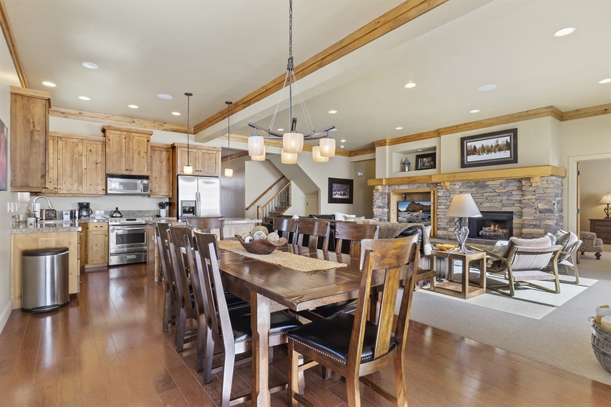 An open-concept layout that blends comfort and function for groups of all sizes.