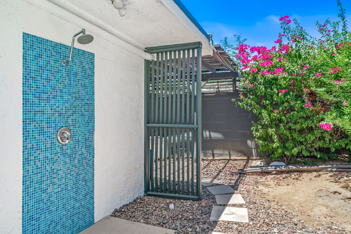 outdoor shower