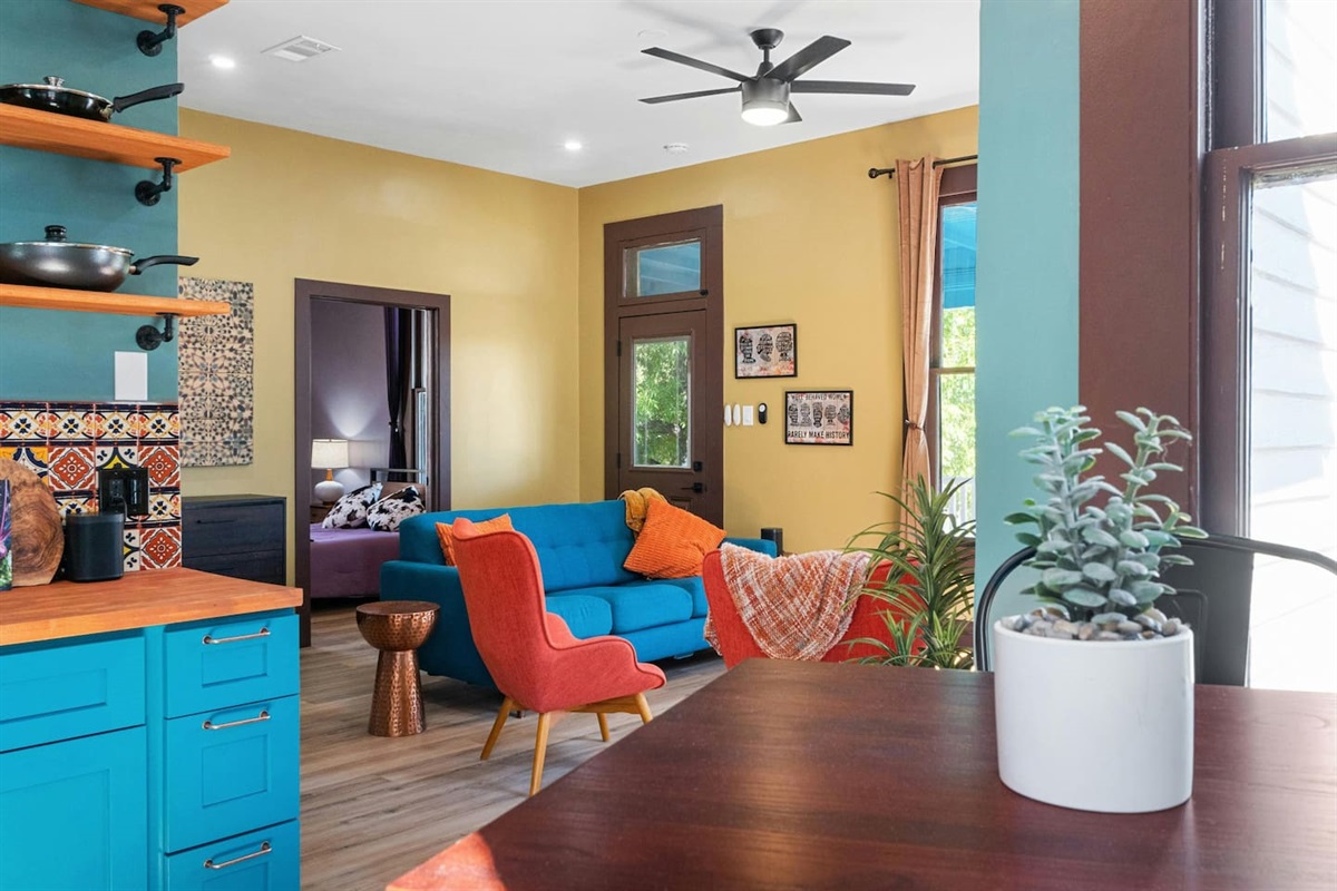 newly renovated with victorian style conversation nook