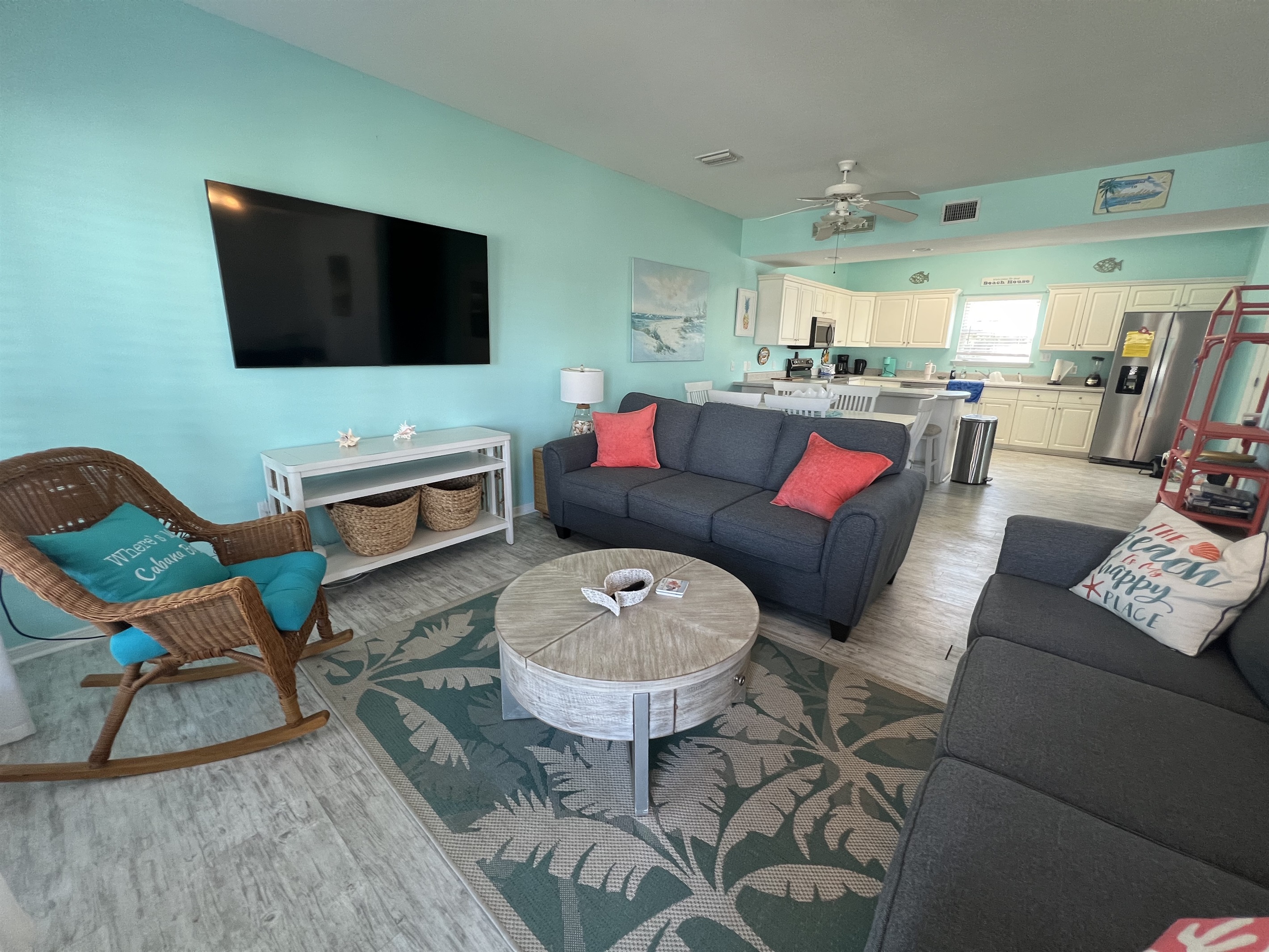 Open floor plan with space for everyone
