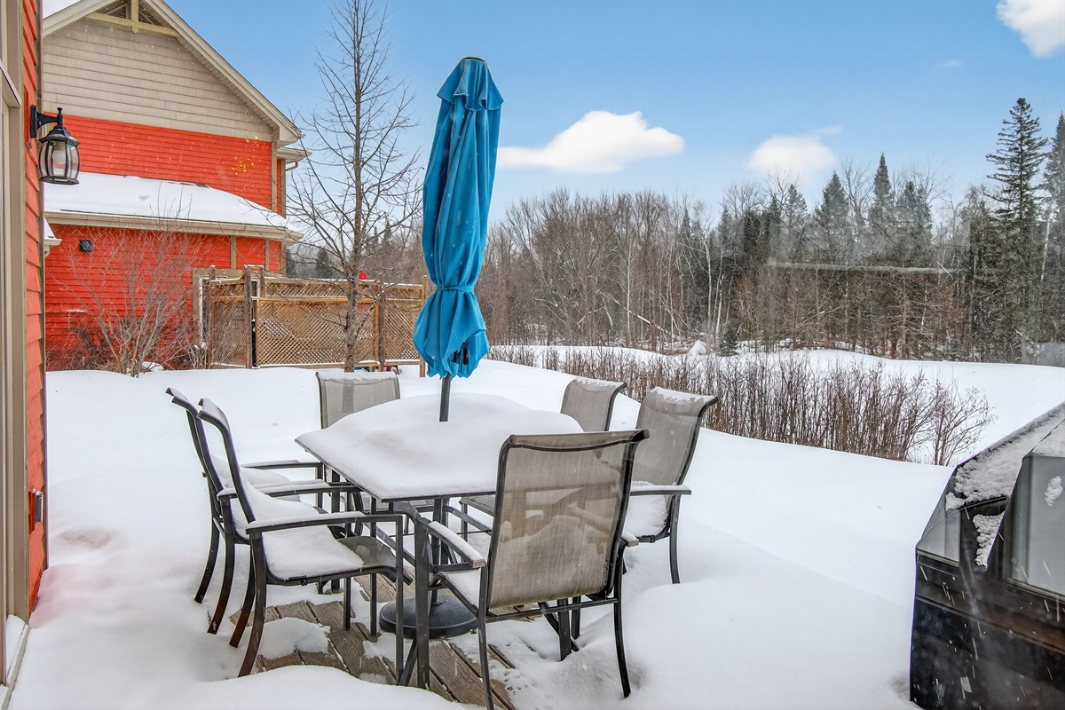 Enjoy the patio all year long