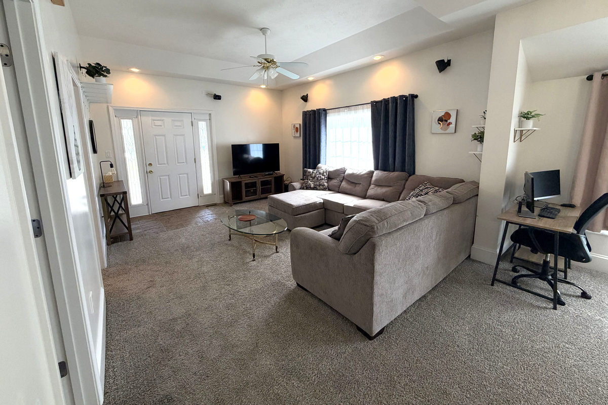 Living Room w/ 50" Smart TV