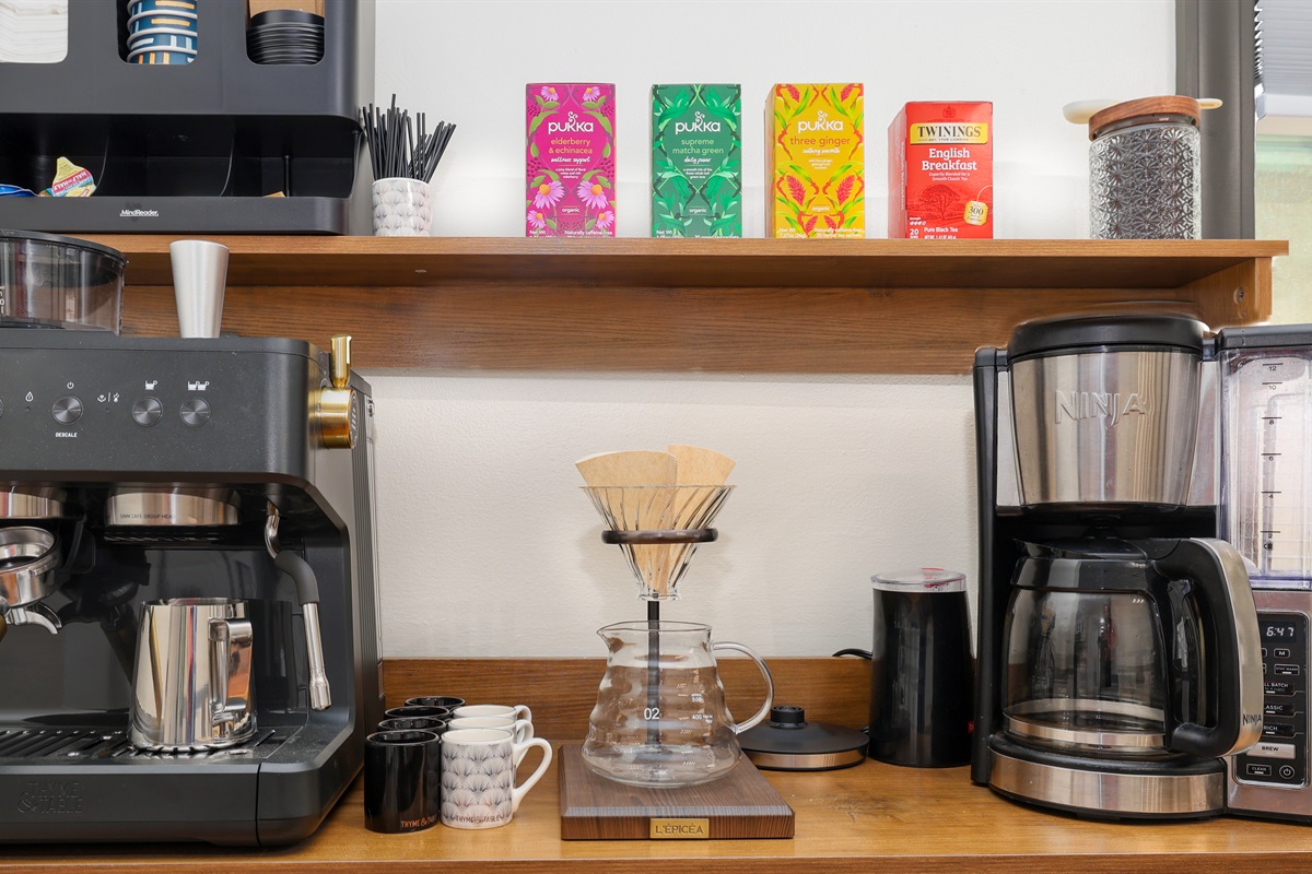 Coffee bar!