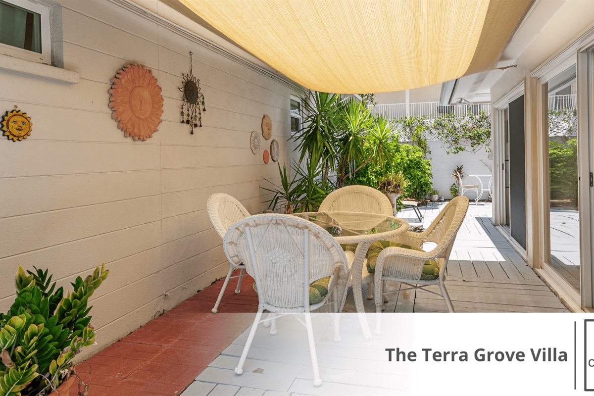 Shaded Eating Area