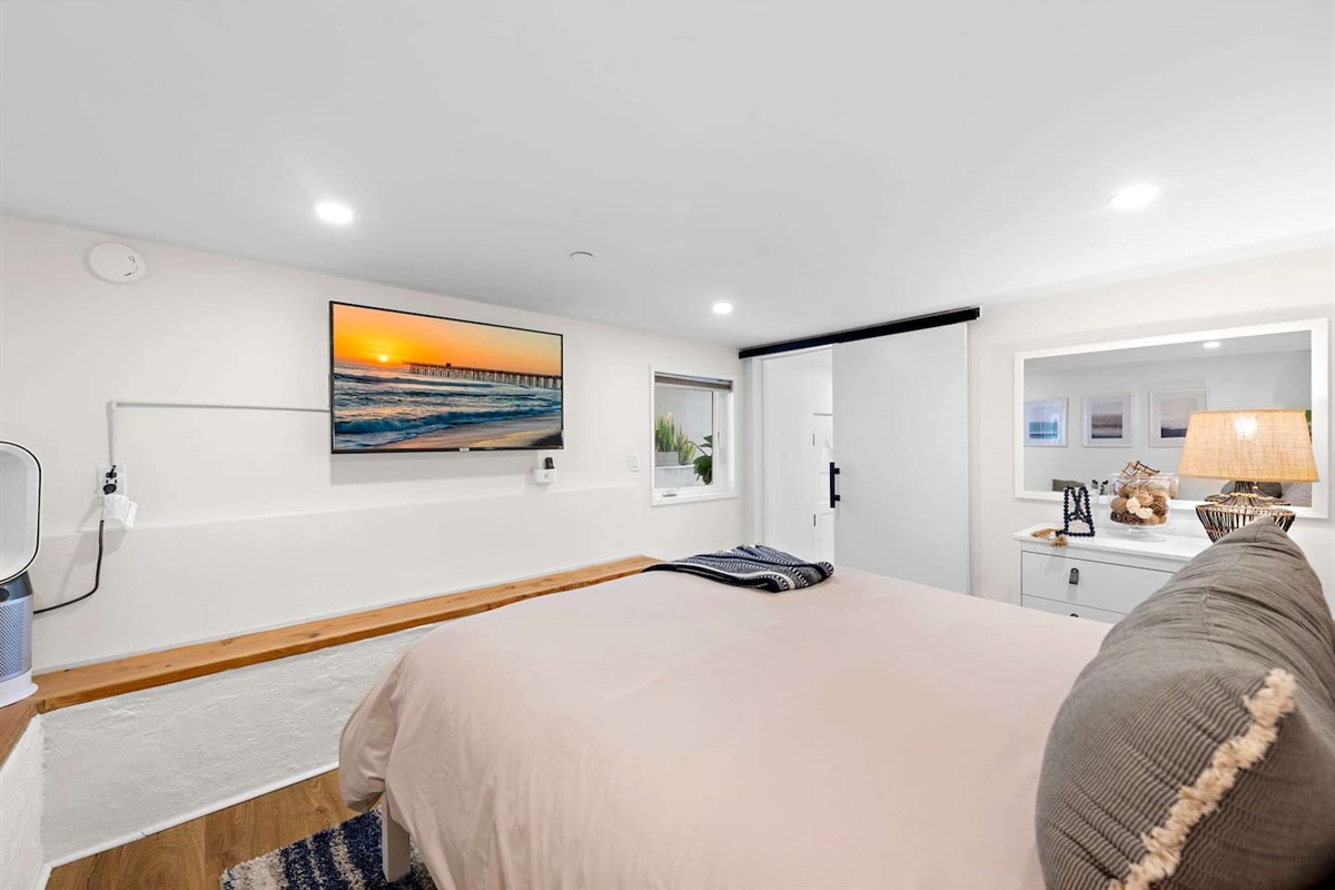 The loft is actually quite comfortable as long as you're not over 7 feet tall :)  Seriously though, we have had over 150 guests stay here and not one complaint about the ceiling height.