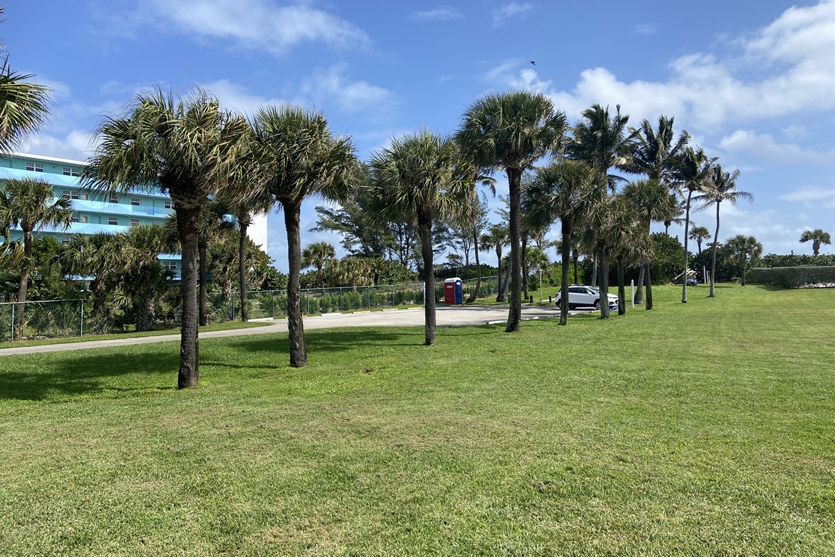 Private Beach Parking Area